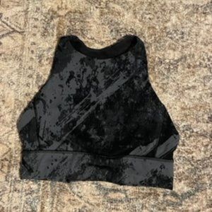 Women's Reebok Marble Print Sports Bra M